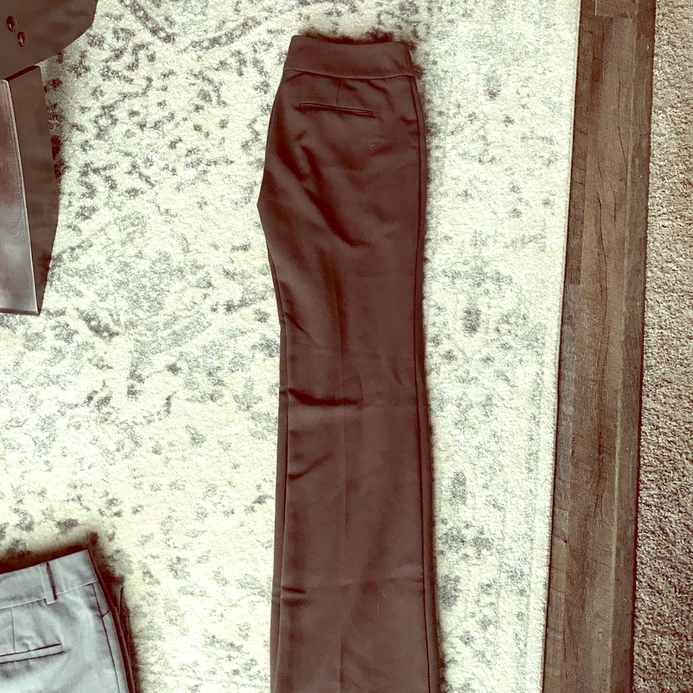 Brown suit pants